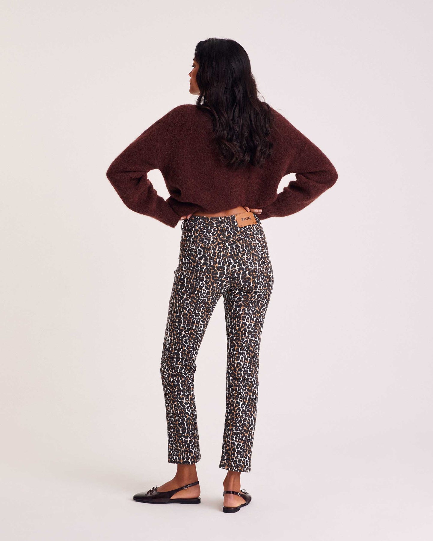 Austin light leopard jeans