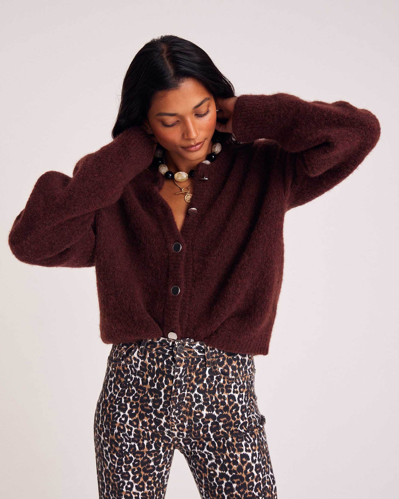 Jeans Austin leopard light