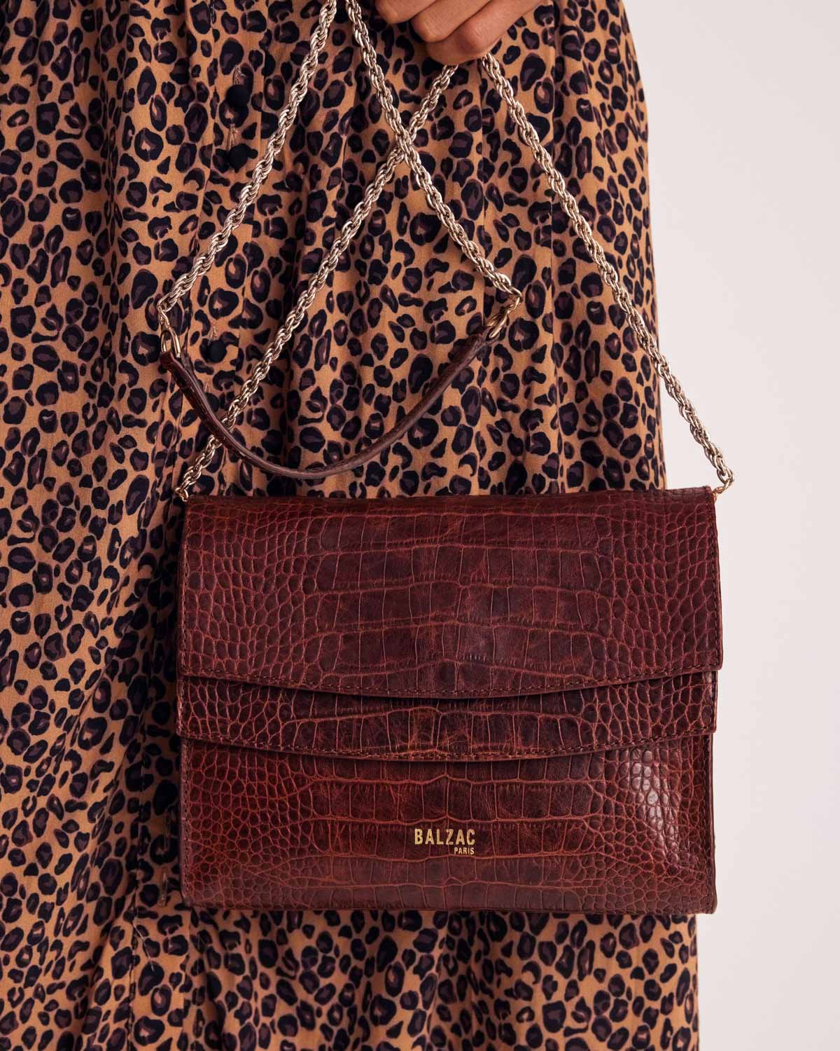 Bag Noah cognac embossed