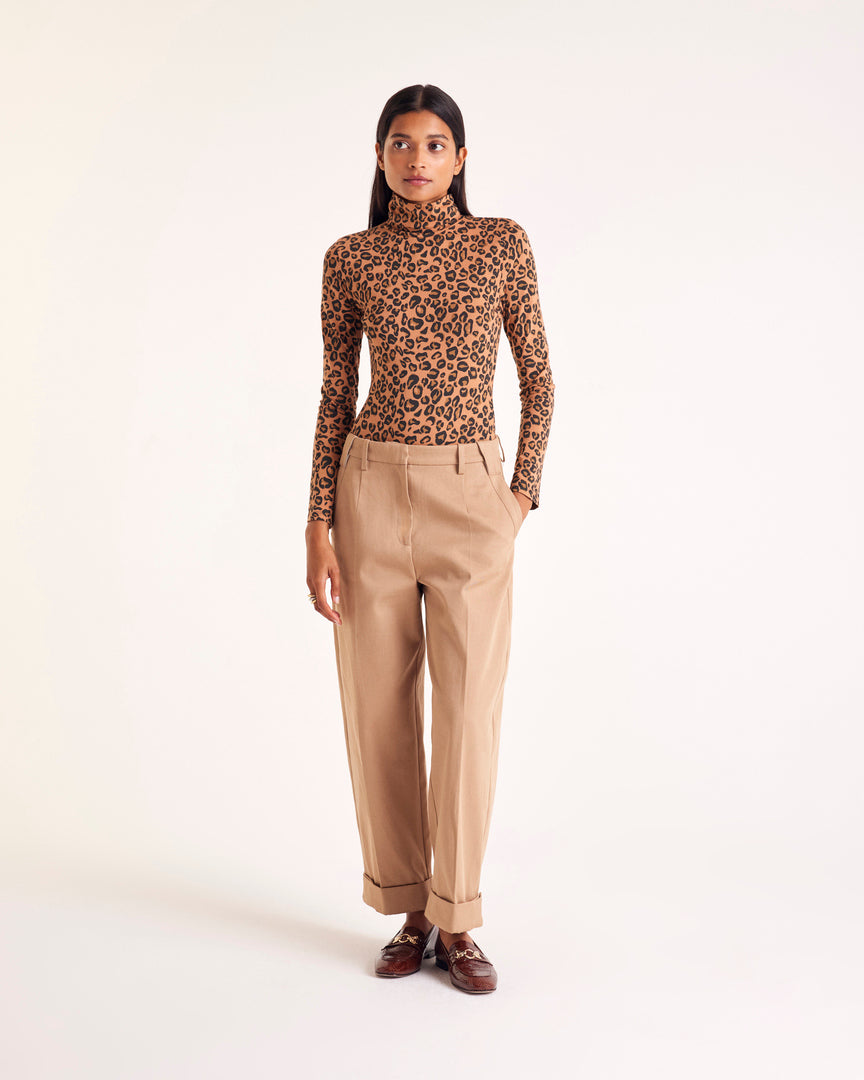 Body Légendaire léopard café