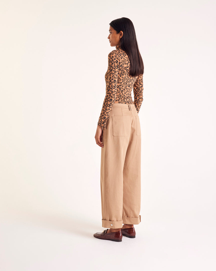 Body Légendaire léopard café