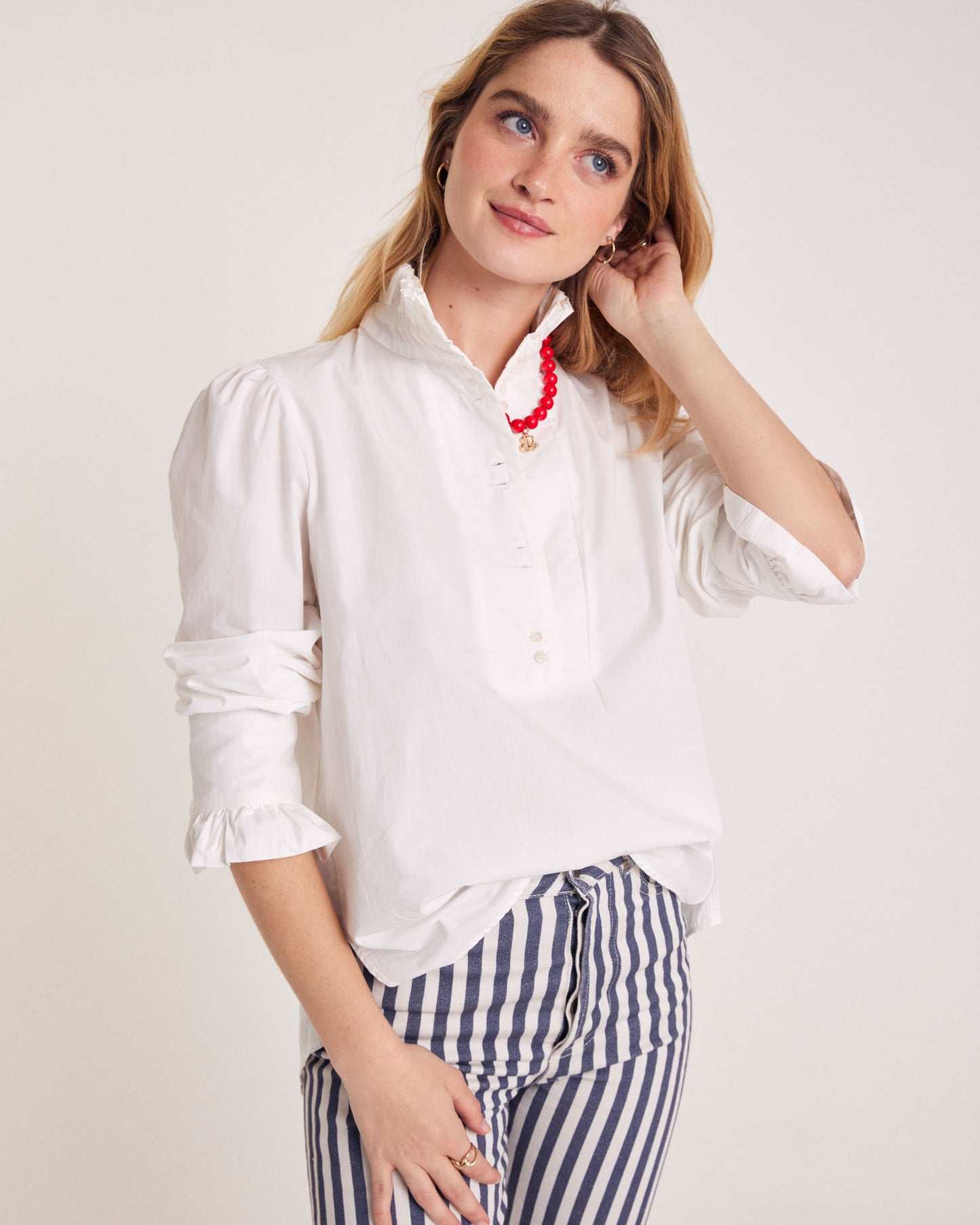 Blouse Source blanc