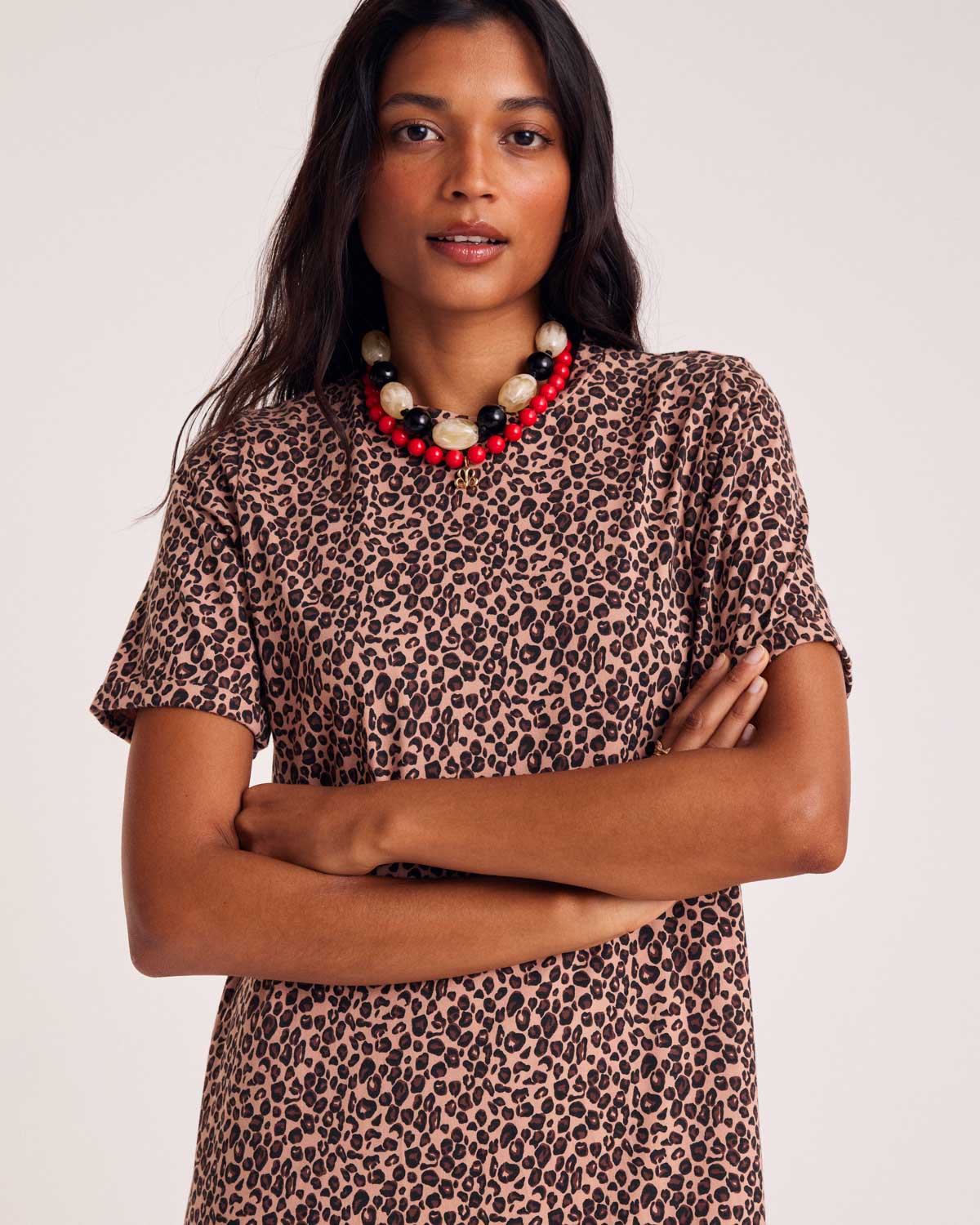 Claodia leopard dress