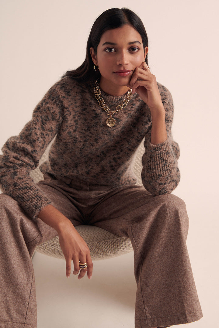 Sweater Doudou spotted cheetah