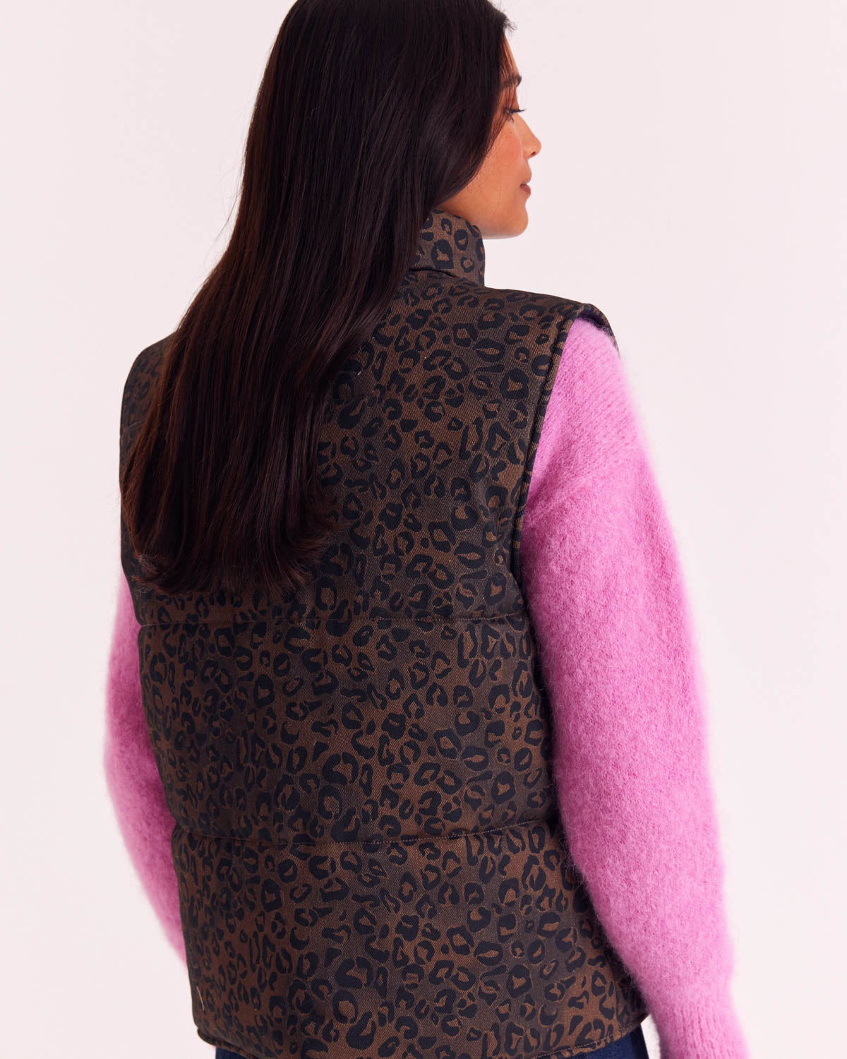 Giacca Clovis leopardo fulvo cioccolato