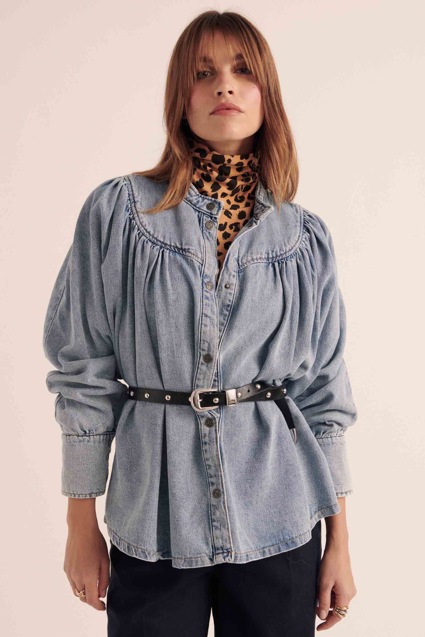 Ice blue Apolline blouse