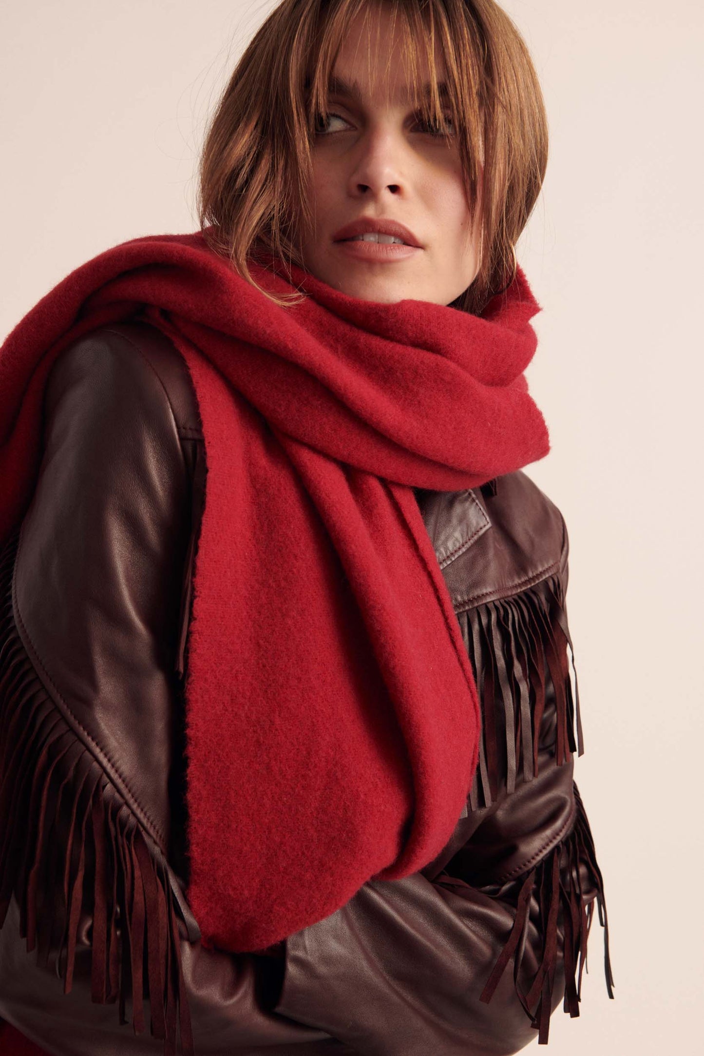 Red Public Scarf