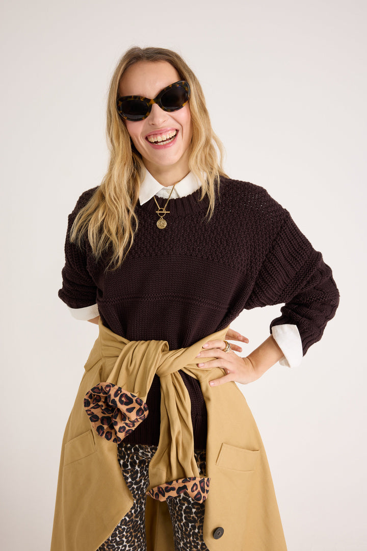 Sweater Monty brown