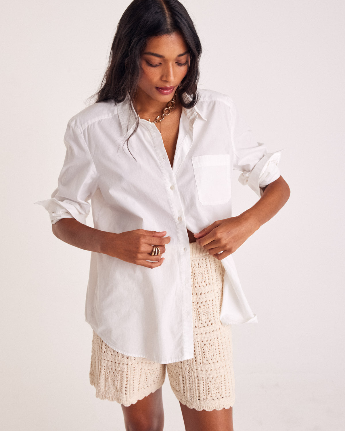 Shorts Paco ecru