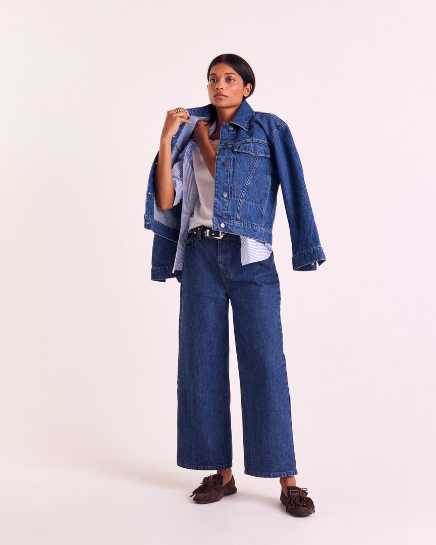 Jacket Andrea blue fumé