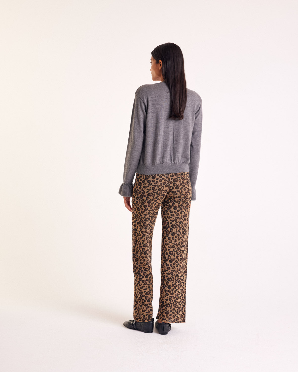 Pants Piana leopard iridescent