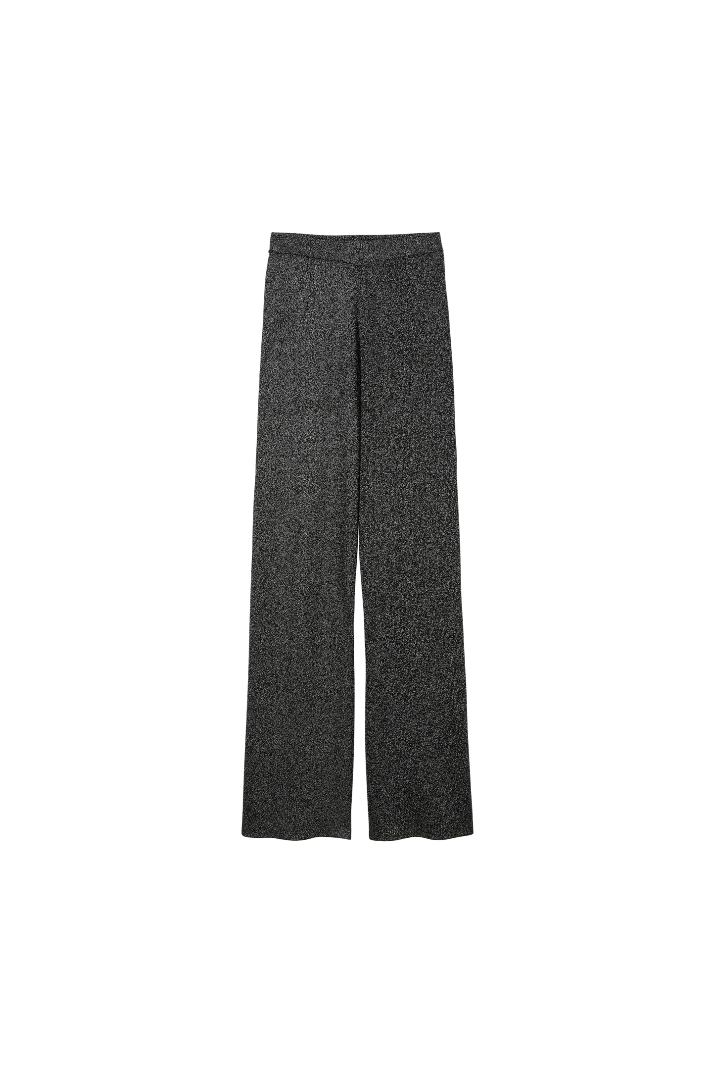 Pantalon Piana noir irisé argenté