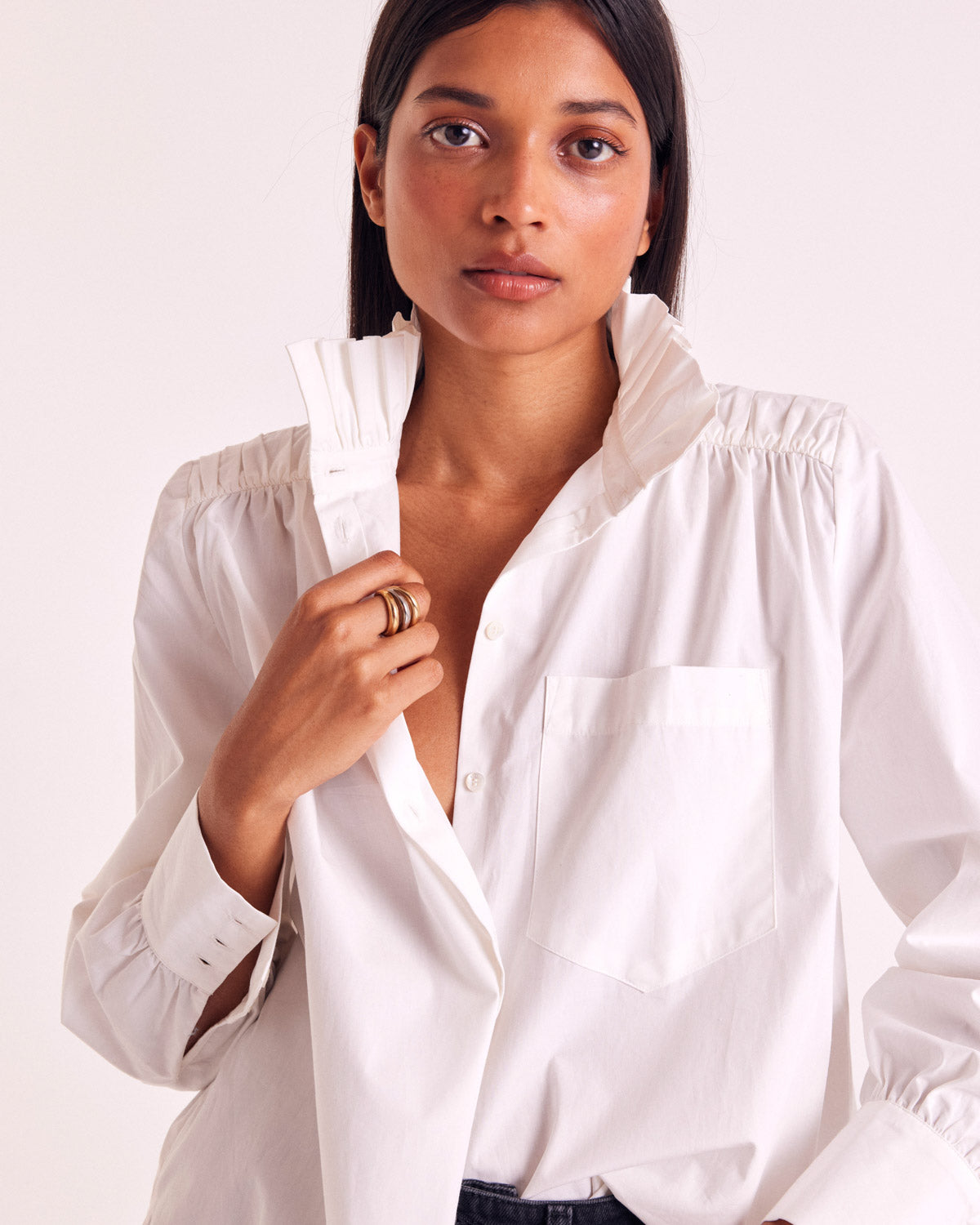 Shirt Léonor natural white