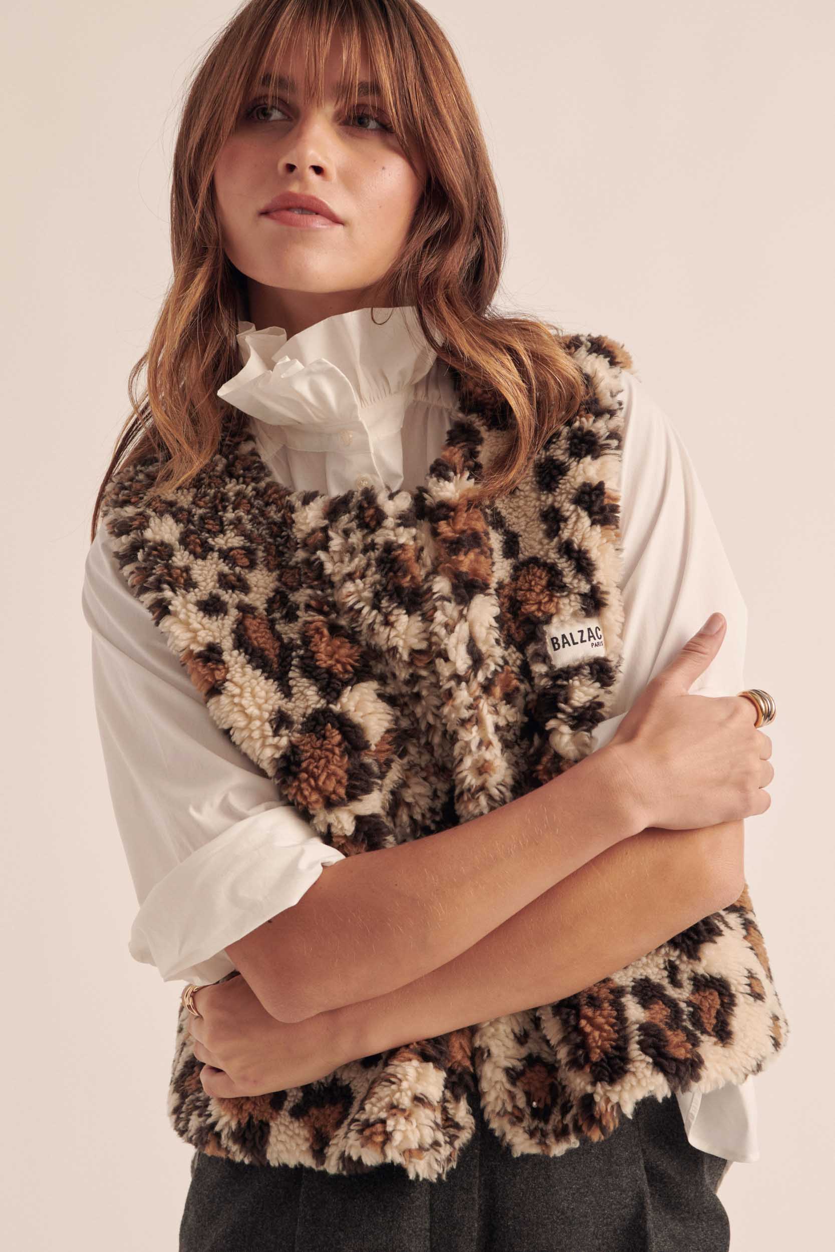 Leslie leopard fleece - Balzac Paris