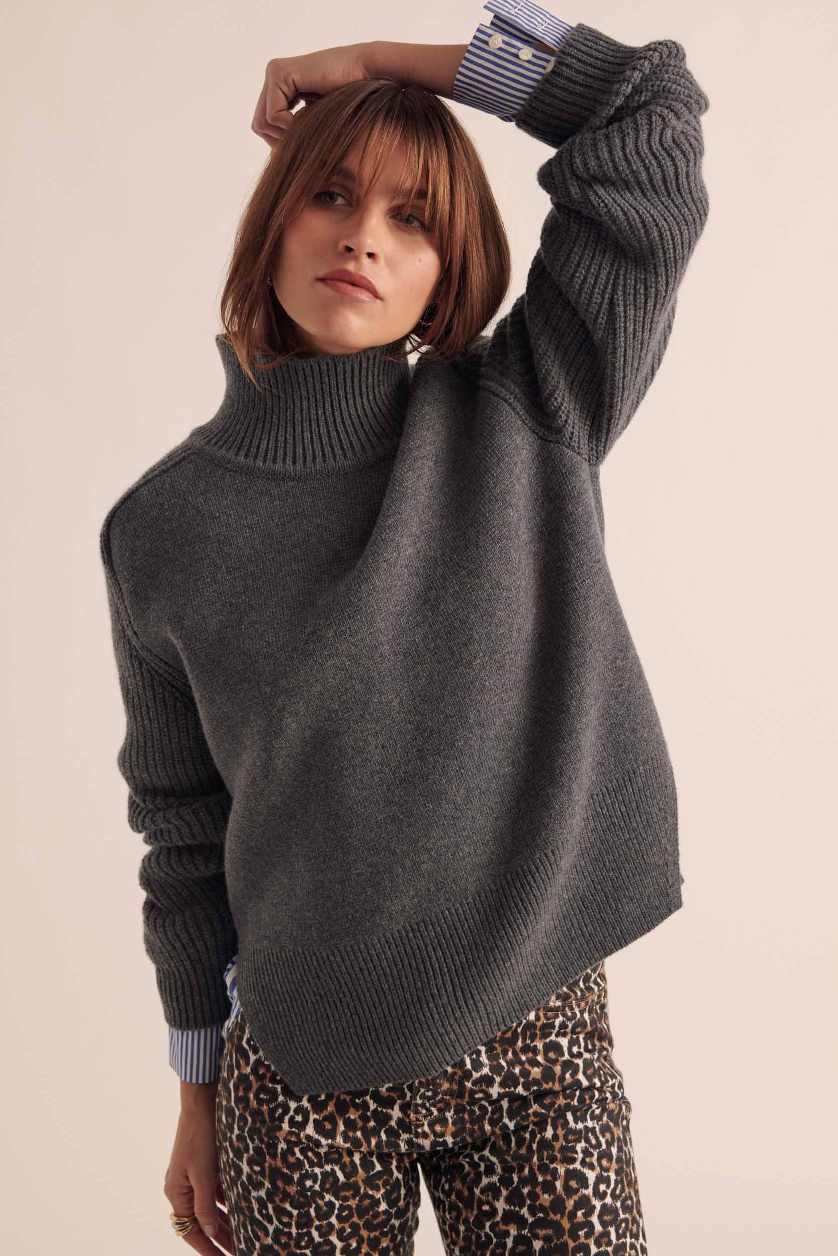 Sweater Maël gray