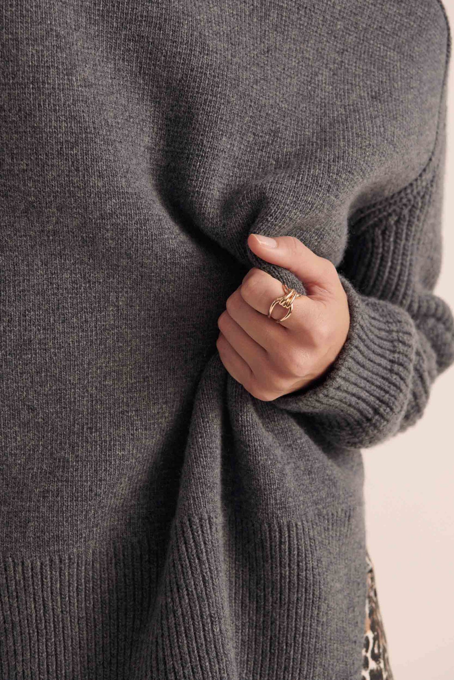 Pull Maël gris