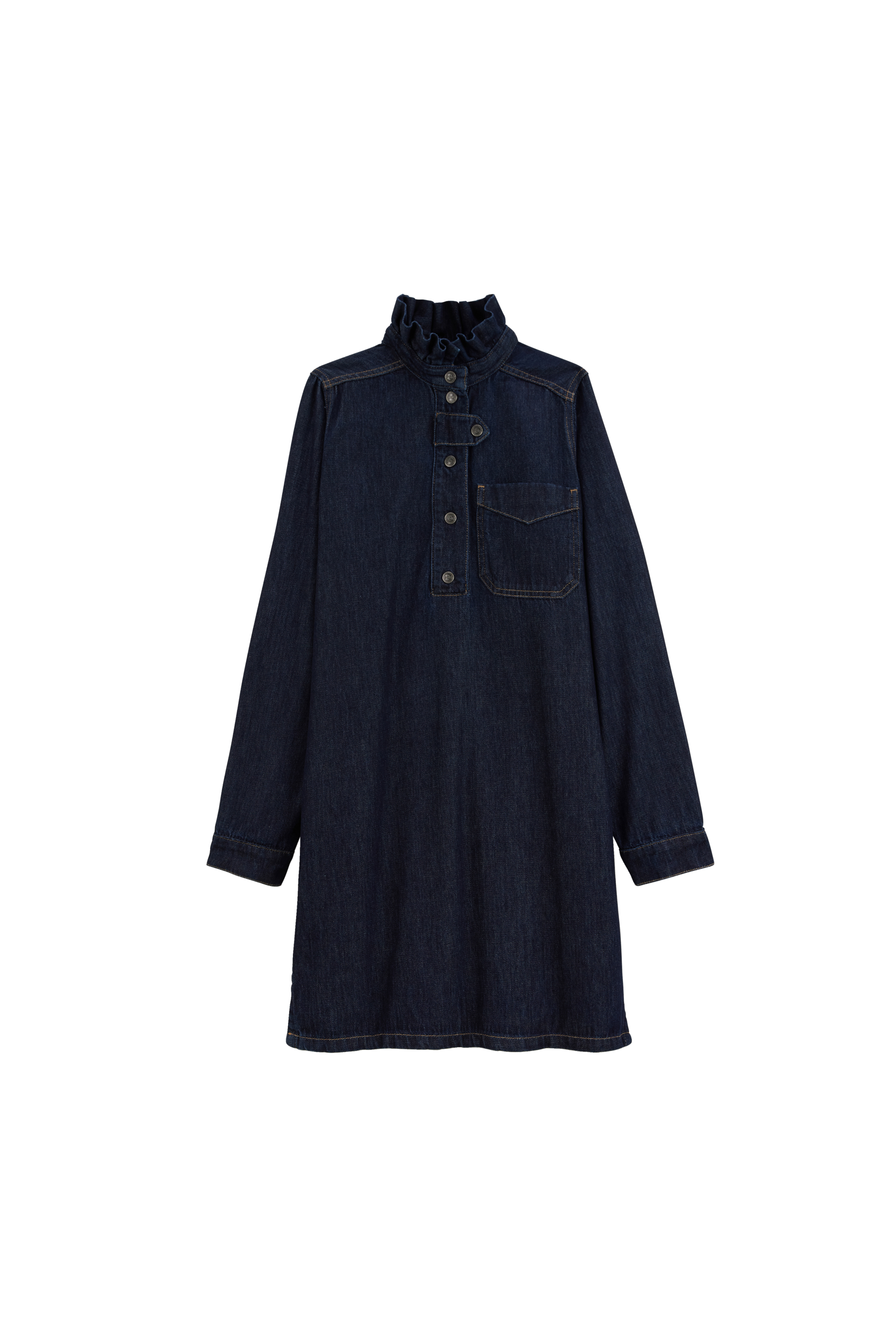Dress Clélie blue brut