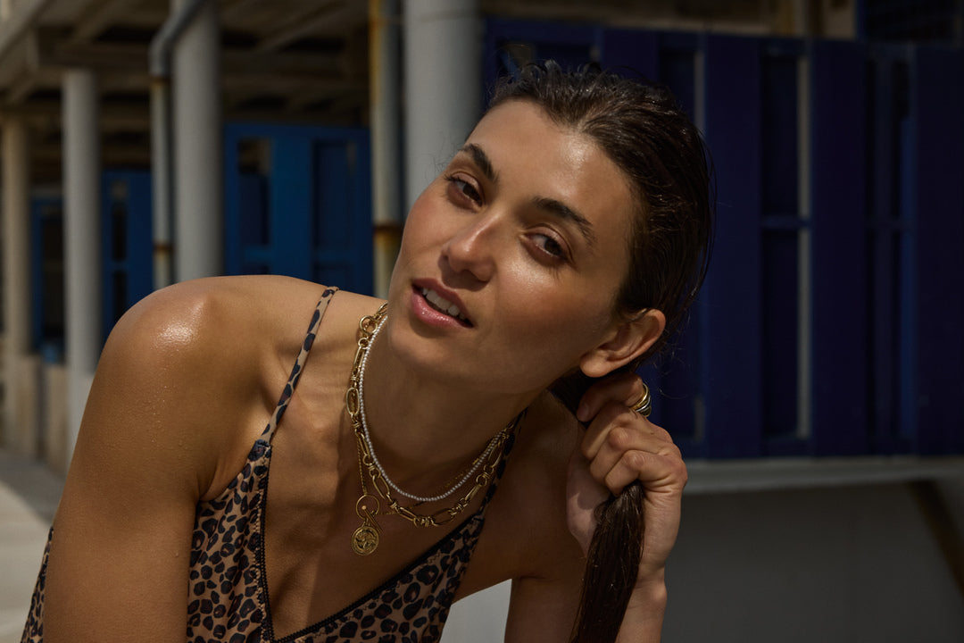 Swimsuit Roman leopard