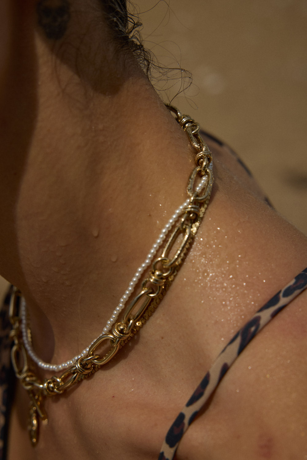 Swimsuit Roman leopard