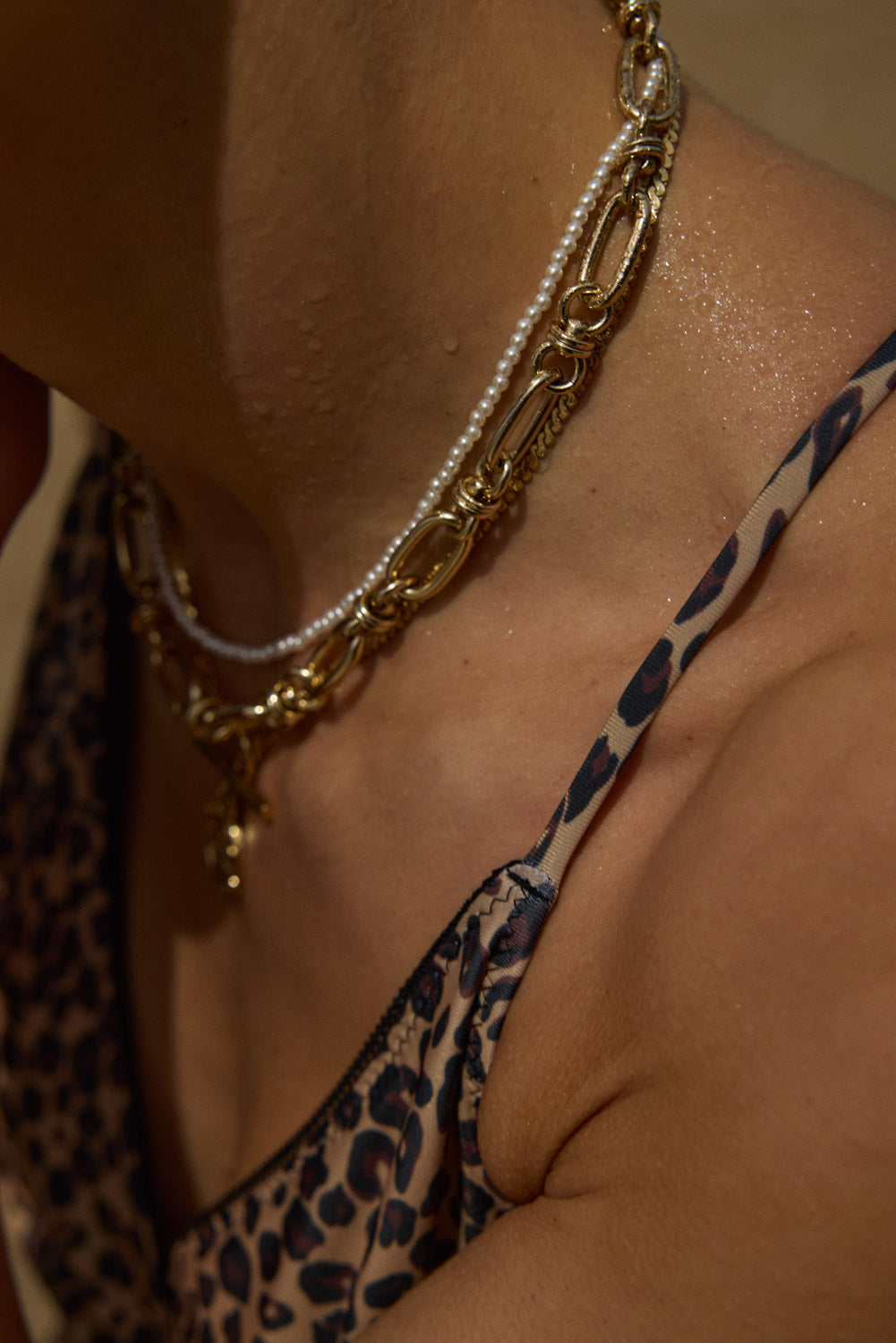 Swimsuit Roman leopard