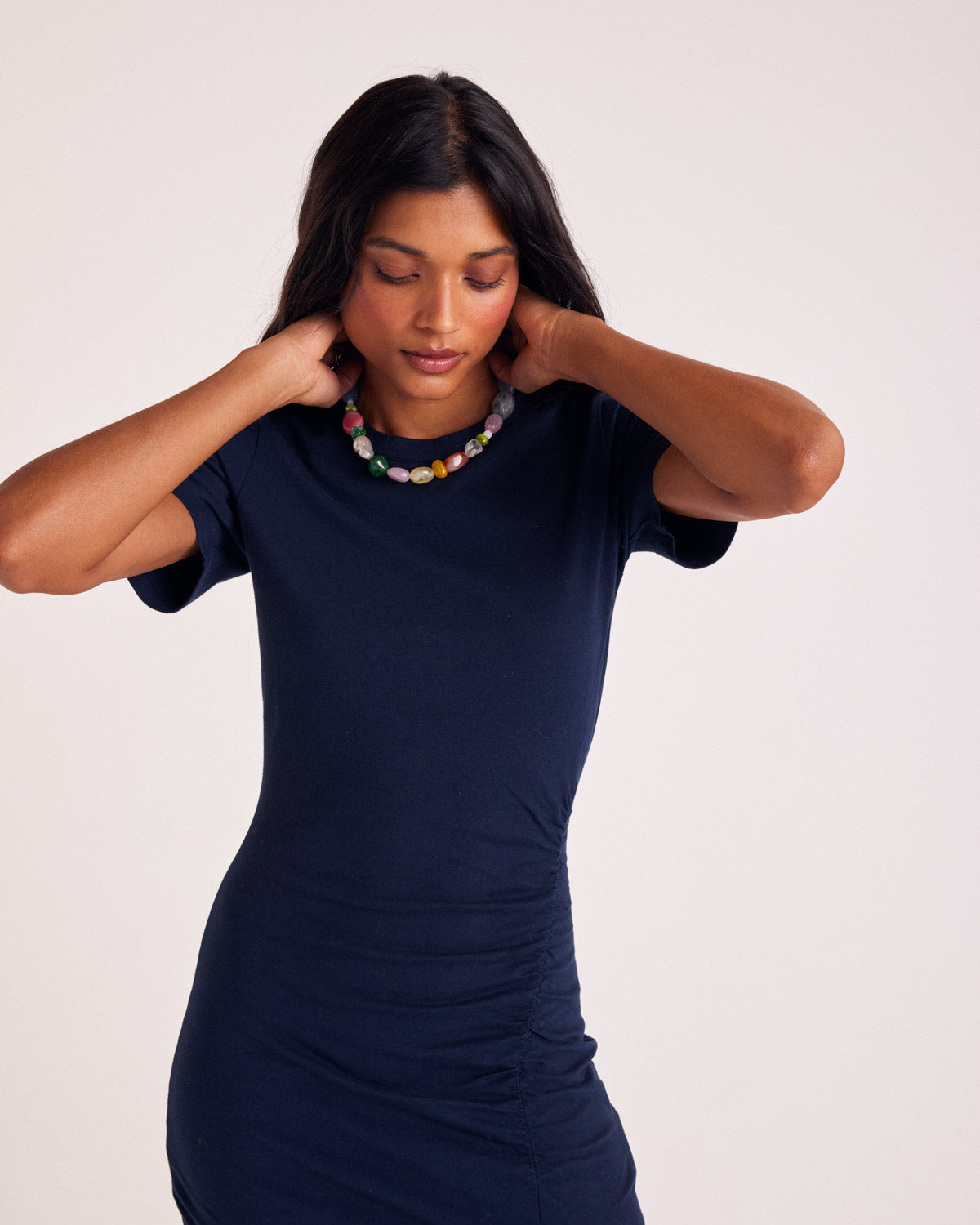Dress Floréal navy