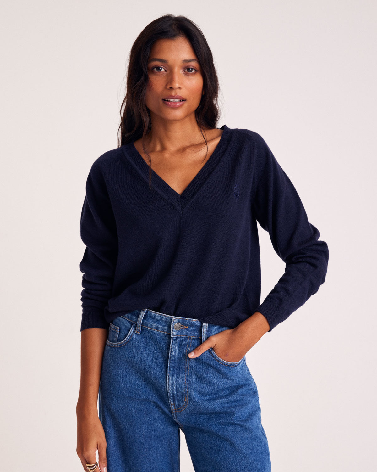 Victoria navy blue sweater