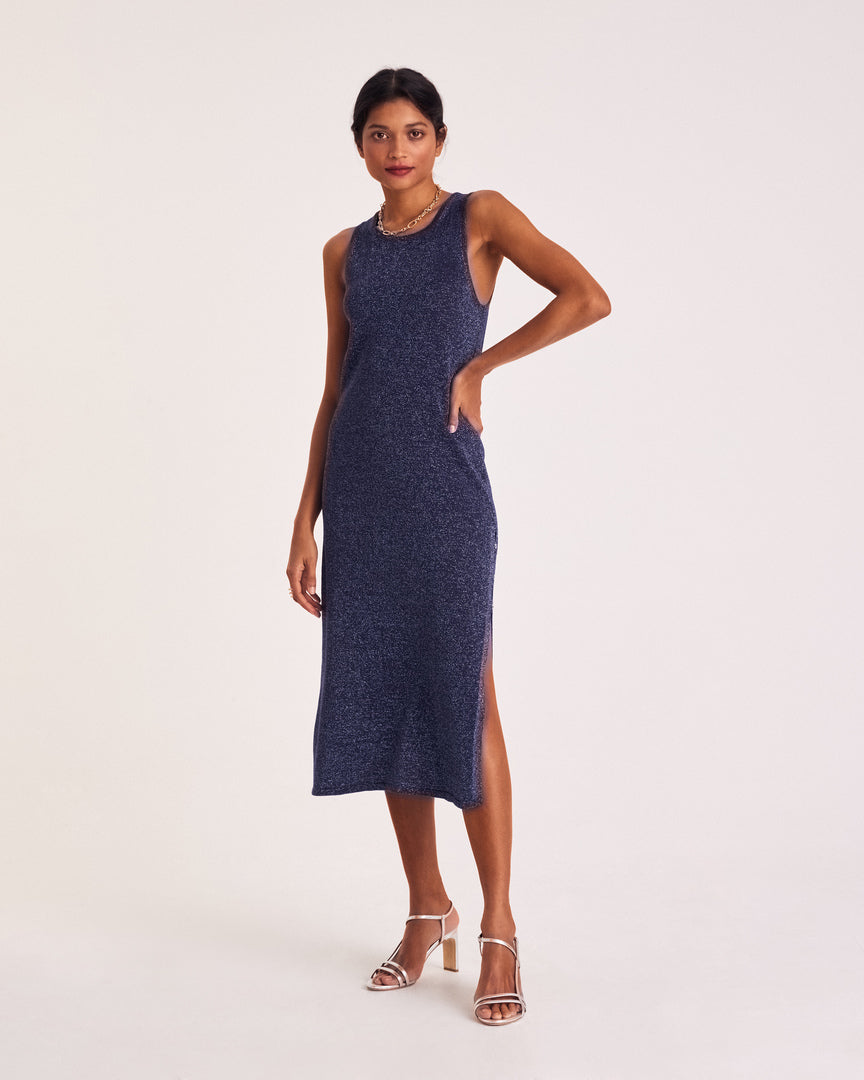 Dress Persil navy iridescent