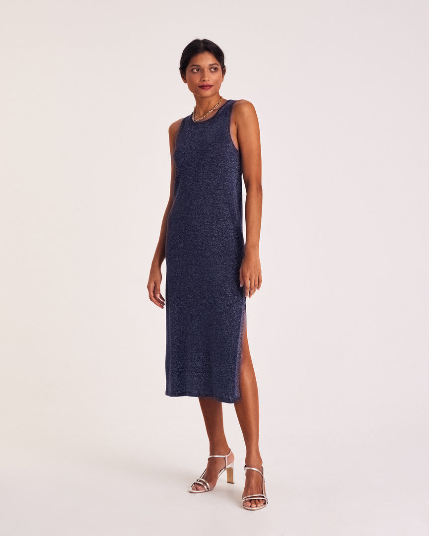 Dress Persil navy iridescent