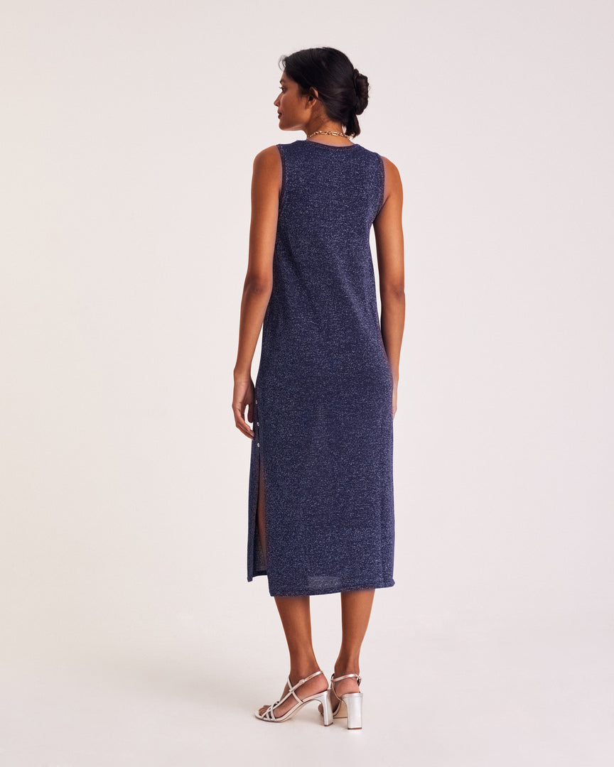 Dress Persil navy iridescent