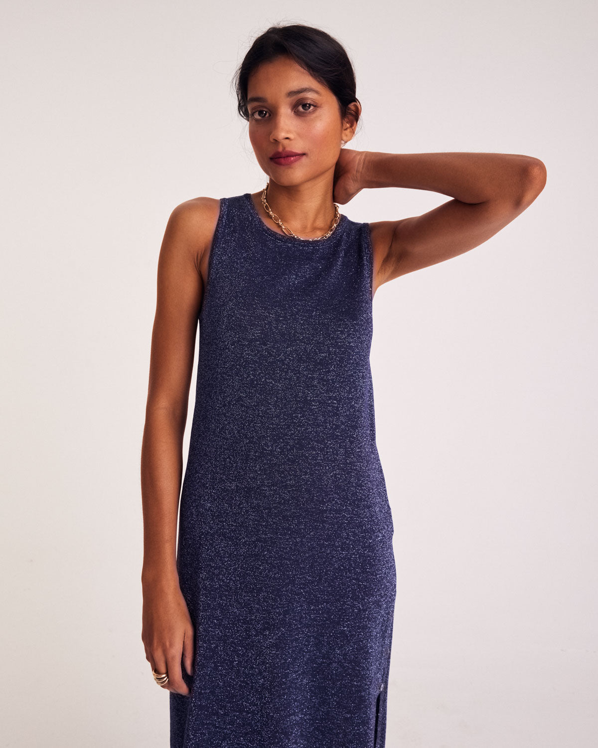 Dress Persil navy iridescent