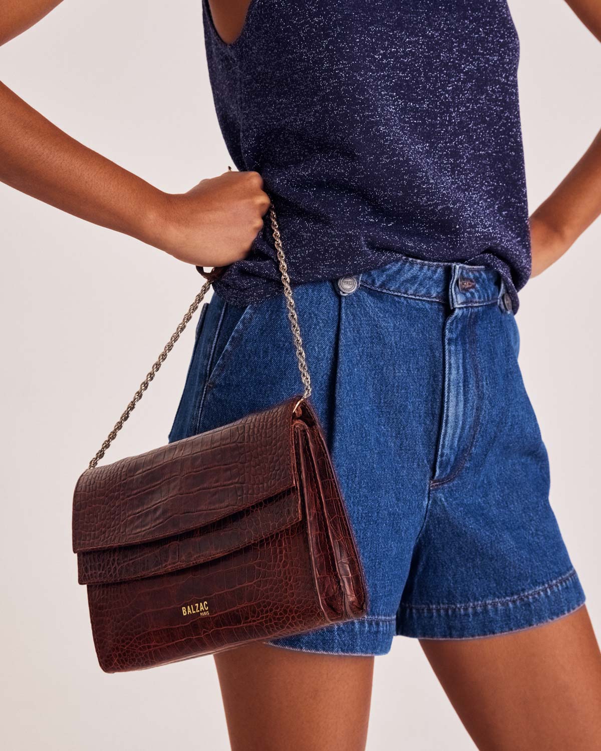 Bag Noah cognac embossed