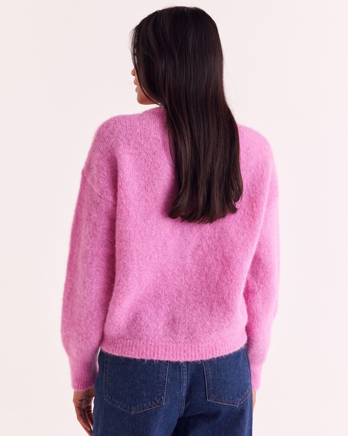 Cardigan Douceur rose bonbon