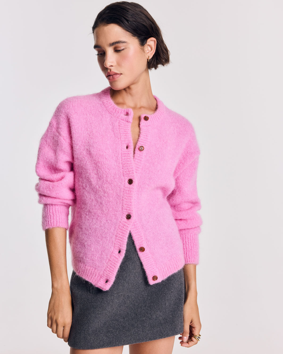 Cardigan Douceur rose