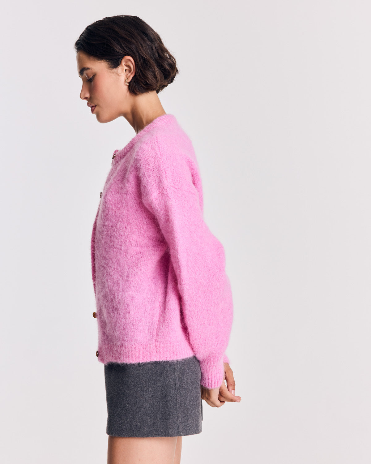 Cardigan Douceur rose