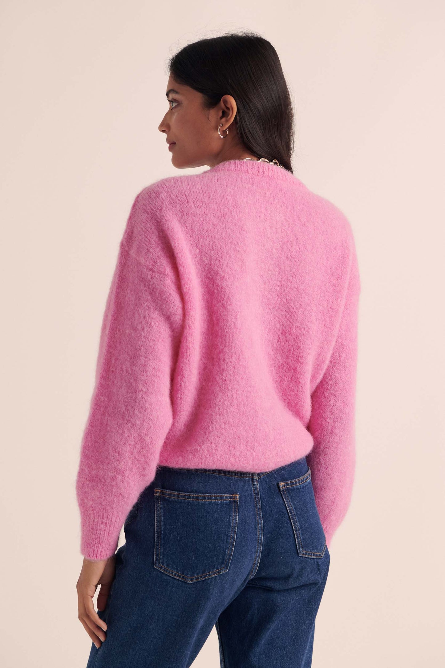 Cardigan Douceur rose bonbon