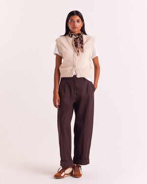 Chocolate Tristan Trousers