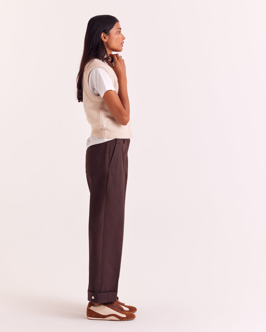 Pants Tristan chocolate