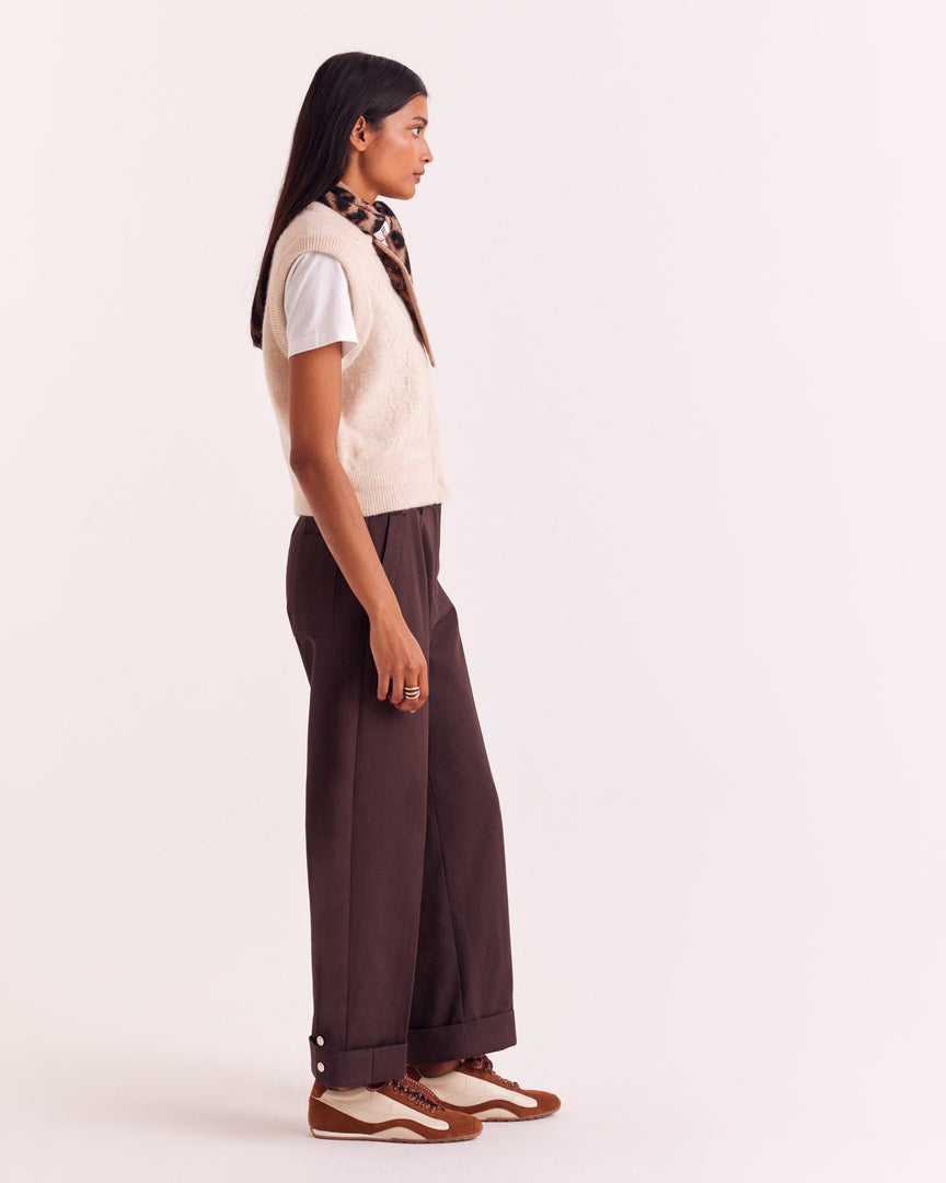 Pants Tristan chocolate