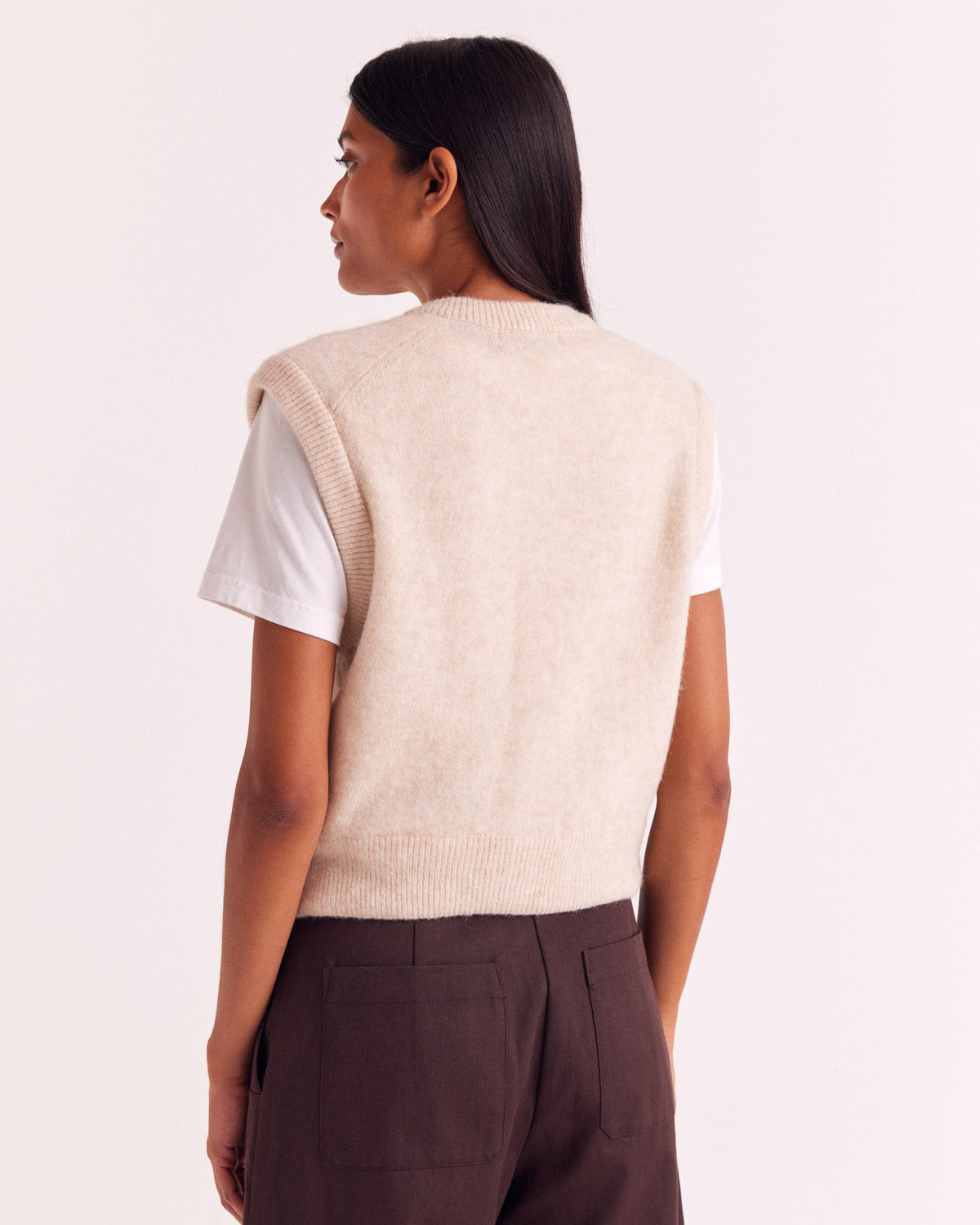 Cardigan Brooke écru