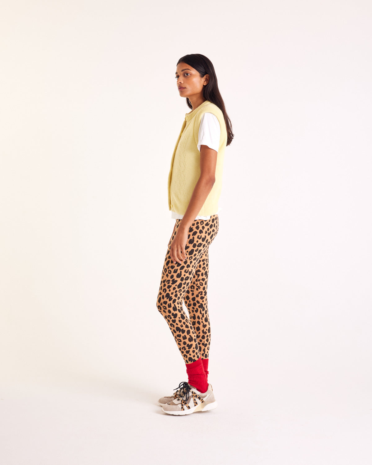 Baskets Astor sable et guépard