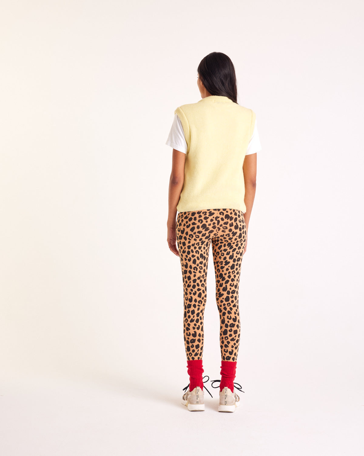Sneakers Astor sand and cheetah