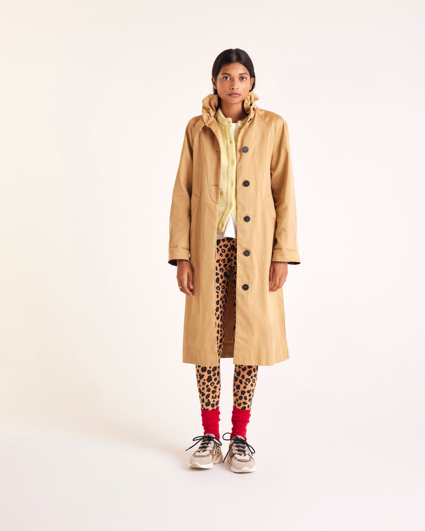 Sneakers Astor sand and cheetah