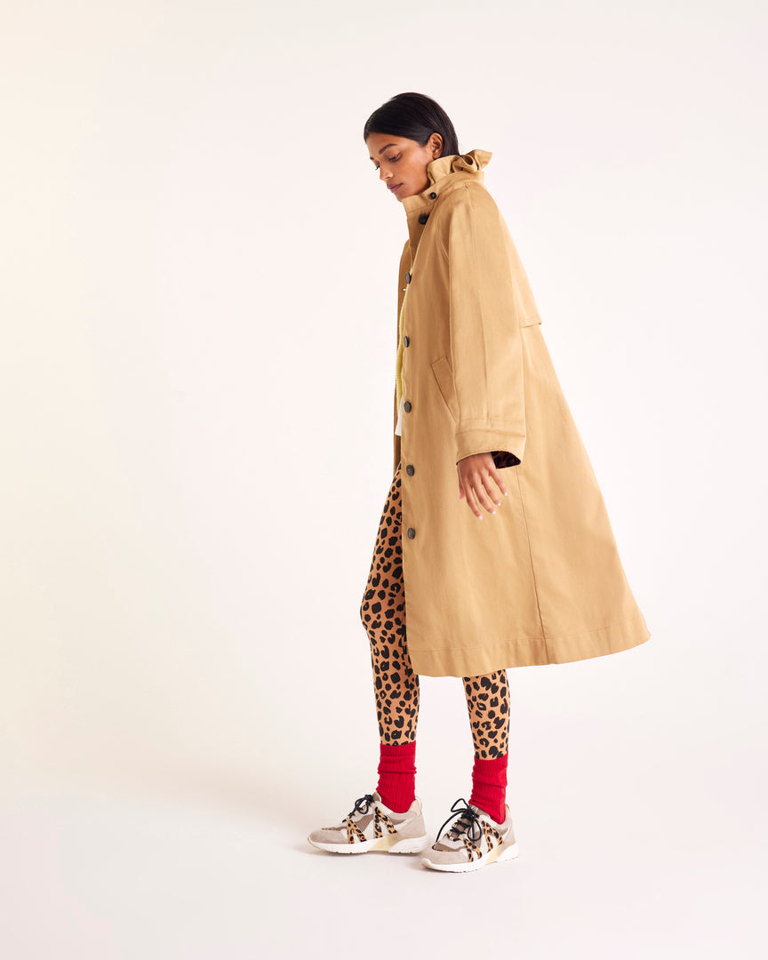 Sneakers Astor sand and cheetah