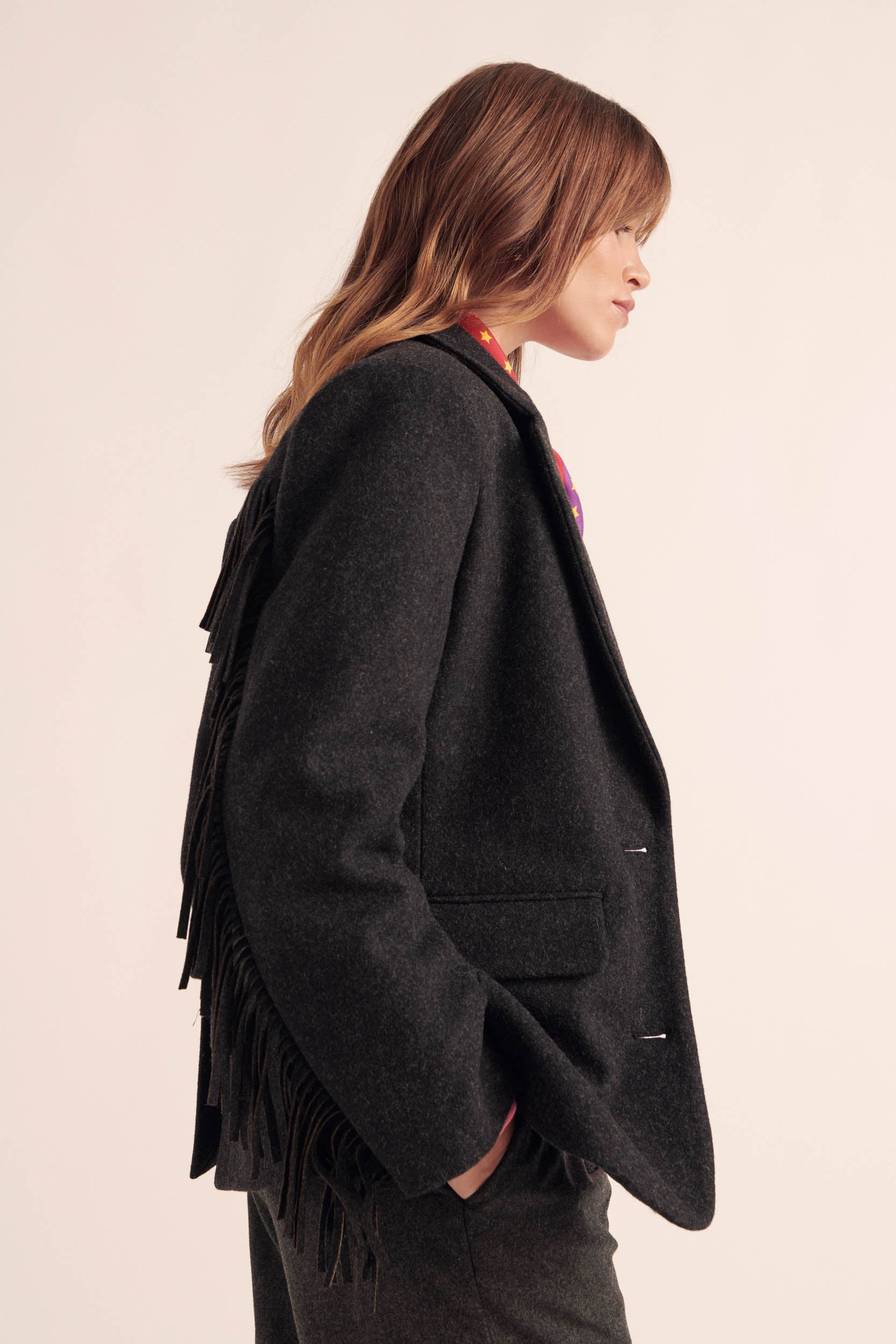 Jacket Marceau gray charcoal