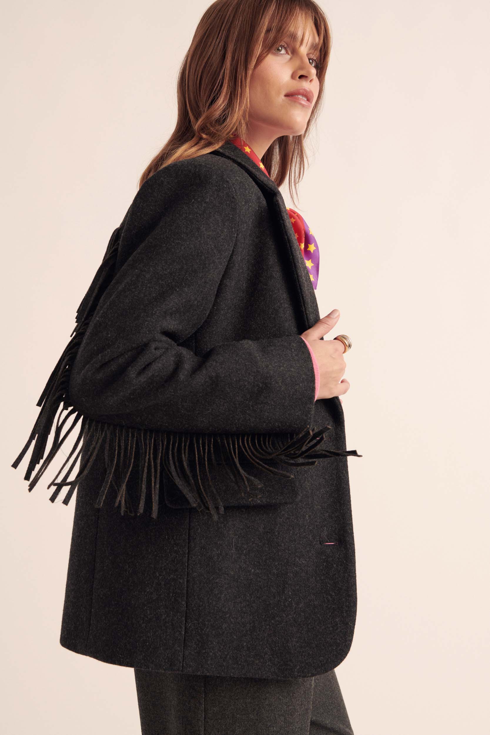 Jacket Marceau gray charcoal