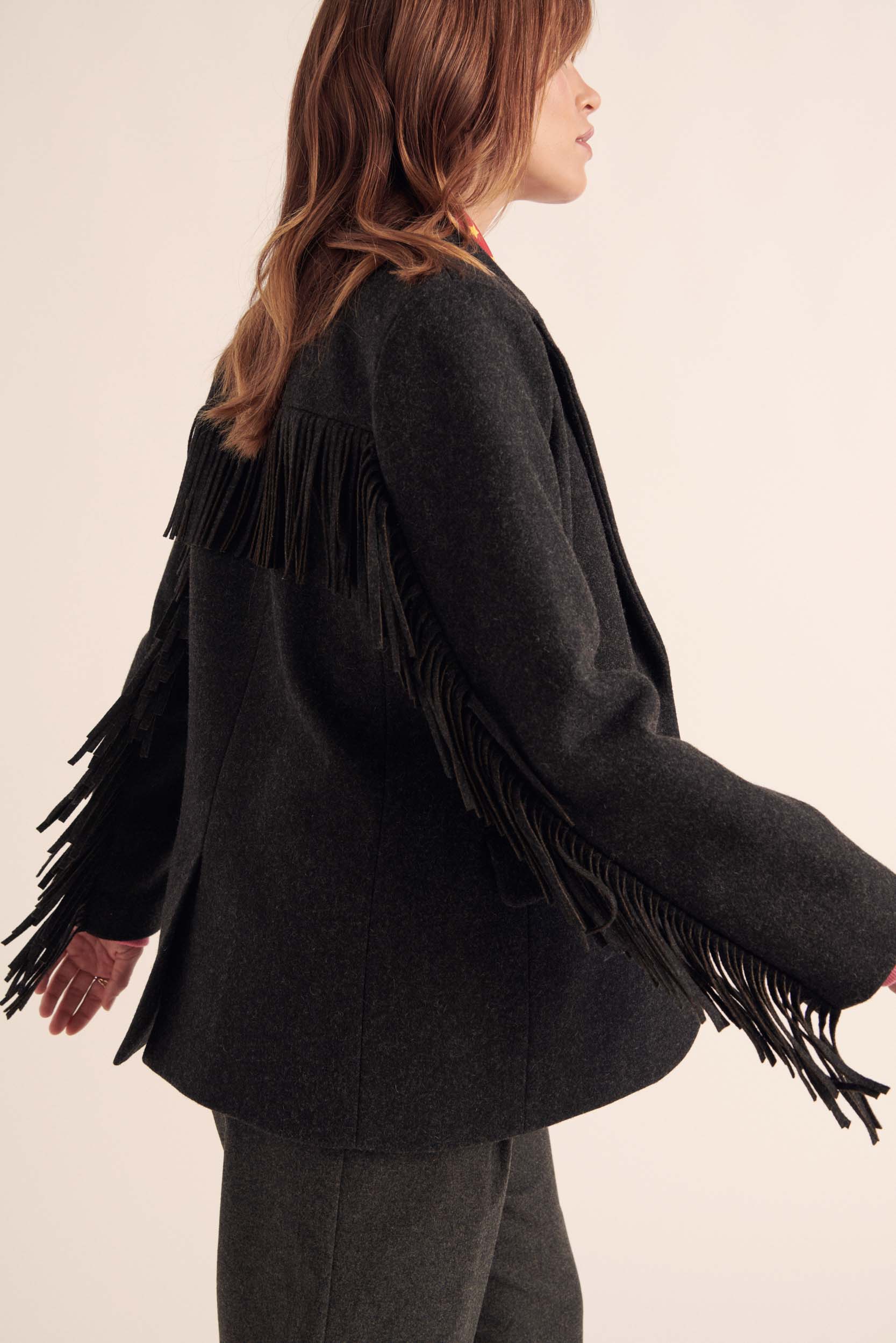 Jacket Marceau gray charcoal