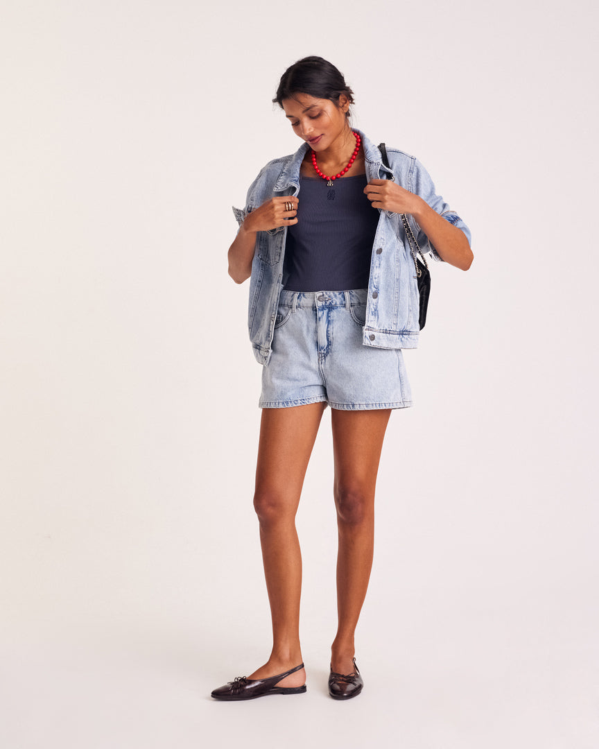 Shorts Triomphe blue glacier