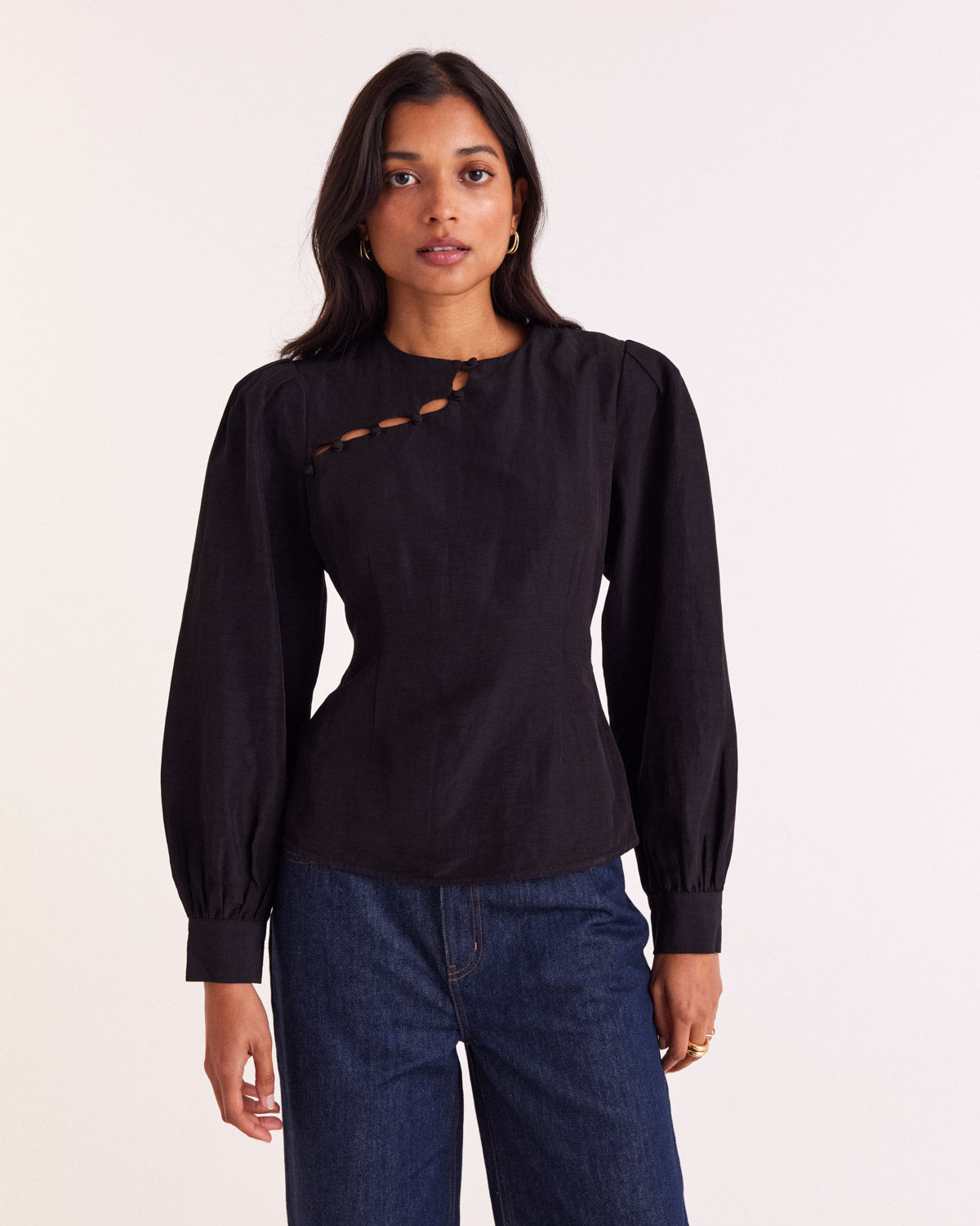 Blouse Carlotta noir