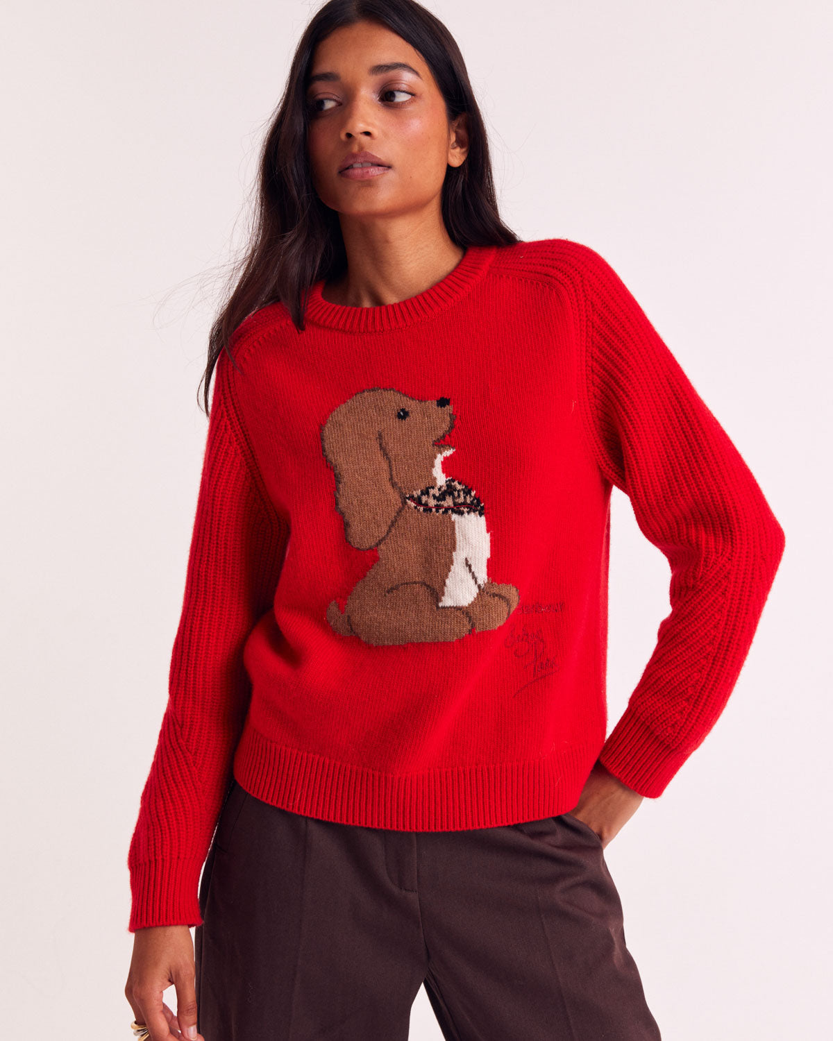 Pull Doug rouge Barbour x BP