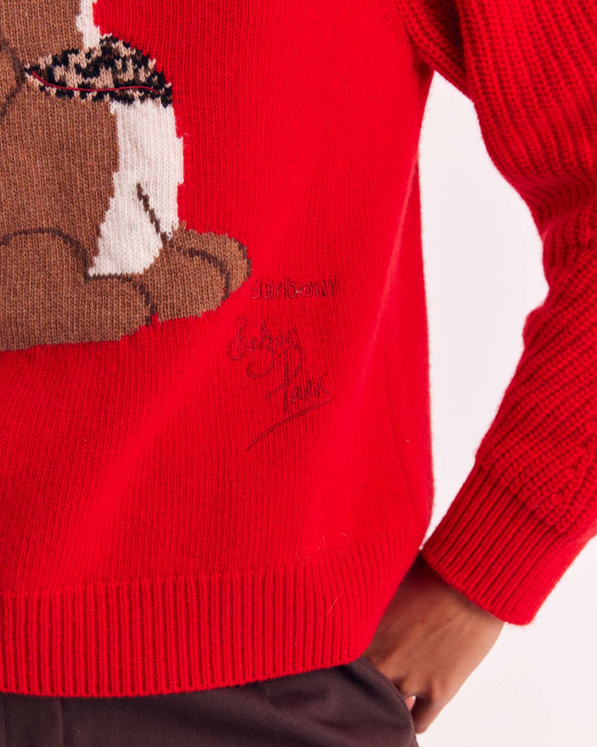 Barbour x BP Red Doug Sweater